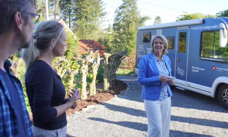 Sylvi Listhaug i samtale